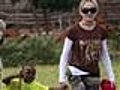 Madonna visita orfanato em Malauí