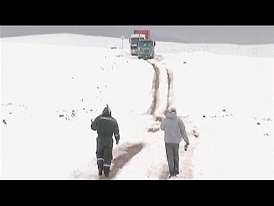 La mayor nevada en 20 años en el desierto de Atacama