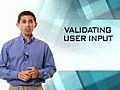 Learn about the Validating User Input in ASP.NET