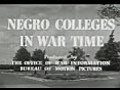 Negro Colleges in Wartime (1943)