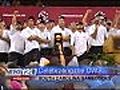 South Carolina celebrates USC baseball win