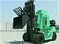 High-tech forklift heading to Fukushima plant