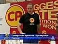 Соревнование на скоростное поедание клёцок из креветок