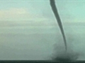 Giant waterspout seen spinning off Hawaii