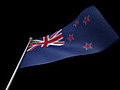 New Zealand Flag Stock Footage