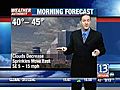 VIDEO: 13 WHAM Weather Authority Morning Forecast - March 11,  2010