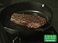 How To Make Pan-Seared Steak With Wine Reduction Sauce