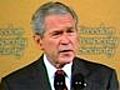 Bush Talks Tough With Beijing