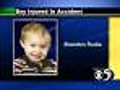Homecoming for toddler injured by lawnmower