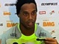 Ronaldinho Gaúcho não pensa em outra coisa que não seja a final da Taça Guanabara