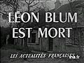 Mort et funérailles de Léon Blum