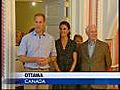 Raw Video: Royals Attend Youth BBQ in Ottawa