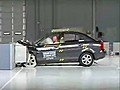 2010 Kia Rio IIHS Frontal Crash Test