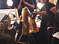 Backstage at New York Fashion Week