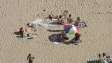 Stock Video Fort Lauderdale Beach as Viewed from the 29th Floor of a Condo Royalty-Free HD Footage