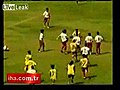 Referee Slaps Footballer,  Footballer Goes Down Lik