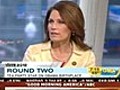 Bachmann Distances Herself from Birthers