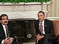 President Obama Meets with Amir Hamad Bin Khalifa Al-Thani