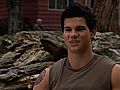 Taylor Lautner on the set of Twilight: New Moon