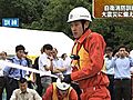東京・港区の芝公園で自衛消防訓練　一般企業など70団体が参加し震災対応の技量競う