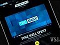 digits: Tablet Newspaper &#039;The Daily&#039; Launches