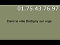 Degorgement Bretigny sur orge - 01.75.43.76.97