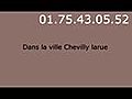 Plombier Chevilly larue - Tél : 01.75.43.05.52. Deplacement  Gratuit Chevilly larue.