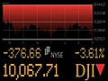 Stocks dive,  Dow off 376 on world economic woes