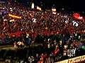 Spain’s massive World Cup street party