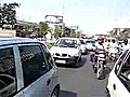 Crossing the street in India