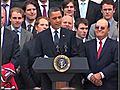 Obama welcomes Stanley Cup Champ Blackhawks