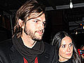 Demi Moore and Ashton Kutcher Catch a Movie