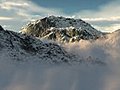 1055 Snow Mountain Wilderness Winter Landscape Stock Footage