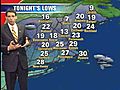 03/09/09: NECN weather forecast,  noon