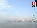 Low-flying jet rattles New York