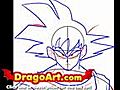 How to draw Dragon Ball Z Kai,  step by step