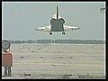 Space Shuttle Discovery touches down