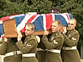 Funeral for shot Army dog handler