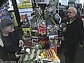 Man politely robs store