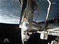 Shuttle makes final docking at space station