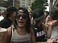 New York gay parade celebrates pride,  marriage law