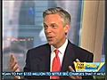 Huntsman on his &quot;corny&quot; motocross ad