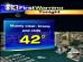 Bob Turk Has Your Evening Forecast