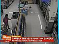 Thieves caught on surveillance tape stealing cameras from a Pompano  Beach Walmart (The Morning Show Channel 39/Comcast 11)