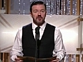 Ricky Gervais funniest Golden Globes jokes