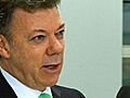 Colombian President Juan Manuel Santos Talks with TIME