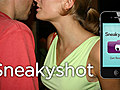 Take SECRET SPY PHOTOS on Your iPhone! - SneakyShot Review and Demo