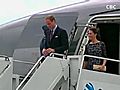 William,  Kate Arrive In Canada For Visit