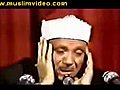 فيديو نادر لعبد الباسط وهو يبكي من خشية الله ويتماسك---الدنجوااان