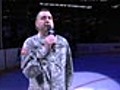 2010-11 National Anthem:  Sgt. Bob Timney